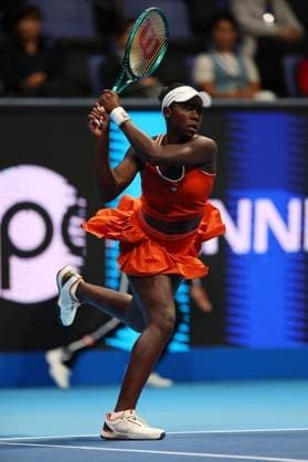 Victoria Mboko (CAN), OCTOBER 24, 2025 - Tennis : TORAY PAN PACIFIC OPEN TENNIS 2025 Quarter Final Match at Ariake Coliseum, Tokyo, Japan. Noxthirdxpartyxsales  aflo_307991495
