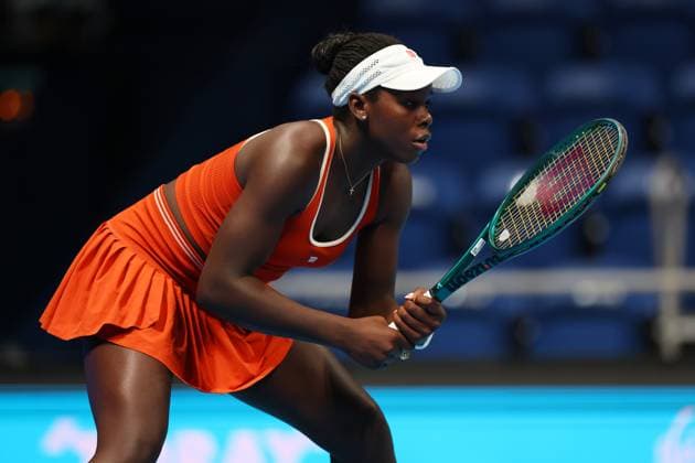 Victoria Mboko (CAN), OCTOBER 24, 2025 - Tennis : TORAY PAN PACIFIC OPEN TENNIS 2025 Quarter Final Match at Ariake Coliseum, Tokyo, Japan. Noxthirdxpartyxsales  aflo_307991503