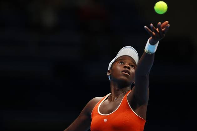 Victoria Mboko (CAN), OCTOBER 24, 2025 - Tennis : TORAY PAN PACIFIC OPEN TENNIS 2025 Quarter Final Match at Ariake Coliseum, Tokyo, Japan. Noxthirdxpartyxsales  aflo_307991504