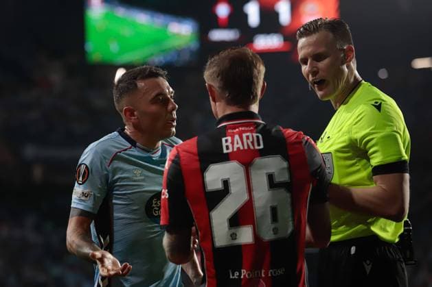 October 23, 2025, Vigo, Galicia, Spain: VIGO, SPAIN. OCTOBER 23: Iago Aspas during the start of the Europa League match between RC CELTA and OGC Nice at the Abanca-Balaidos Stadium in Vigo on October 23, 2025. Vigo Spain - ZUMAi112 20251023_zip_i112_009 Copyright: xAdrianxIragox Vigo Spain - ZUMA0838 20251023_zip_i112_009 Copyright: xIMAGO AdrianxIragox