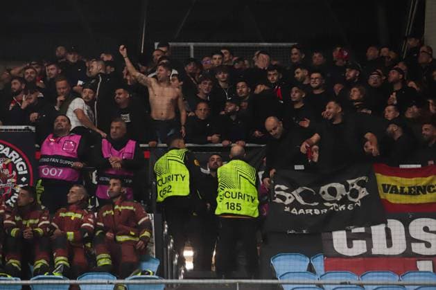 October 23, 2025, Vigo, Galicia, Spain: VIGO, SPAIN. OCTOBER 23: Europa League match between RC CELTA and OGC Nice at the Abanca-Balaidos Stadium in Vigo on October 23, 2025. Vigo Spain - ZUMAi112 20251023_zip_i112_018 Copyright: xAdrianxIragox Vigo Spain - ZUMA0838 20251023_zip_i112_018 Copyright: xIMAGO AdrianxIragox