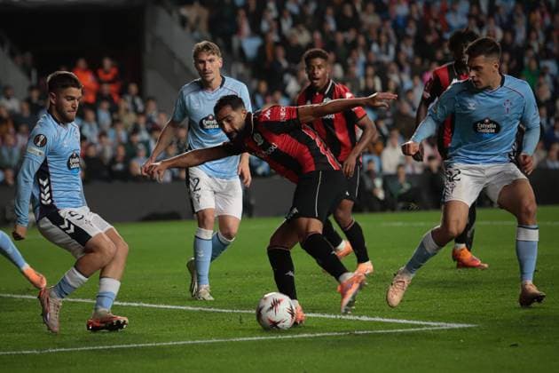 October 23, 2025, Vigo, Galicia, Spain: VIGO, SPAIN. OCTOBER 23: Europa League match between RC CELTA and OGC Nice at the Abanca-Balaidos Stadium in Vigo on October 23, 2025. Vigo Spain - ZUMAi112 20251023_zip_i112_020 Copyright: xAdrianxIragox Vigo Spain - ZUMA0838 20251023_zip_i112_020 Copyright: xIMAGO AdrianxIragox