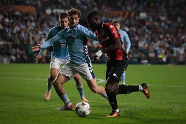 October 23, 2025, Vigo, Galicia, Spain: VIGO, SPAIN. OCTOBER 23: Europa League match between RC CELTA and OGC Nice at the Abanca-Balaidos Stadium in Vigo on October 23, 2025. Vigo Spain - ZUMAi112 20251023_zip_i112_022 Copyright: xAdrianxIragox Vigo Spain - ZUMA0838 20251023_zip_i112_022 Copyright: xIMAGO AdrianxIragox