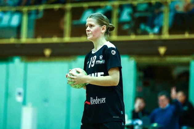 Handball I Women I Season 2025 2026 I Regionalliga Nord I 5 Matchday I SV Henstedt Ulzburg II HT Norderstedt I 23 10 2025 Kristin Bahde 19, SV Henstedt Ulzburg II Copyright: xLobeca RalfxHomburgx