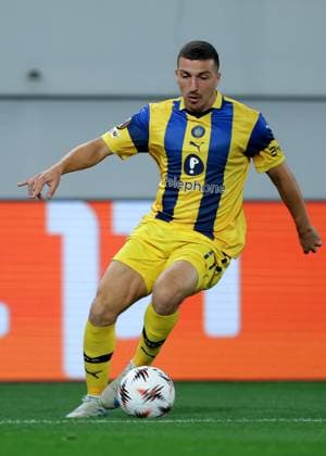 Maccabi Tel-Aviv v Midtjylland, UEFA Europa League 2025 2026 Backa Topola, Serbia. 23rd October 2025. Maccabi Tel-Aviv s Osher Davida during the UEFA Europa League football match between Maccabi Tel-Aviv and Midtjylland in Backa Topola, Serbia on Oct. 23, 2025. Backa Topola Serbia Copyright: xPedjaxMilosavljevic STARSPORTx x