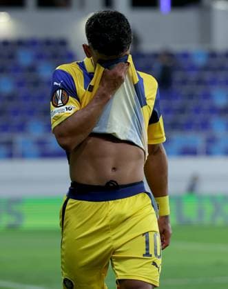 Maccabi Tel-Aviv v Midtjylland, UEFA Europa League 2025 2026 Backa Topola, Serbia. 23rd October 2025. Maccabi Tel-Aviv s Kervin Andrade during the UEFA Europa League football match between Maccabi Tel-Aviv and Midtjylland in Backa Topola, Serbia on Oct. 23, 2025. Backa Topola Serbia Copyright: xPedjaxMilosavljevic STARSPORTx x