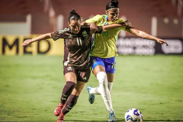 Football, Women, U20, Test, Brazil - Mexico
