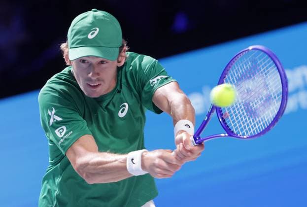 TENNIS - ATP, Tennis Herren Erste Bank Open VIENNA,AUSTRIA,24.OCT.25 - TENNIS - ATP World Tour, Erste Bank Open. Image shows Alex de Minaur (AUS).  GEPAxpictures xWalterxLuger