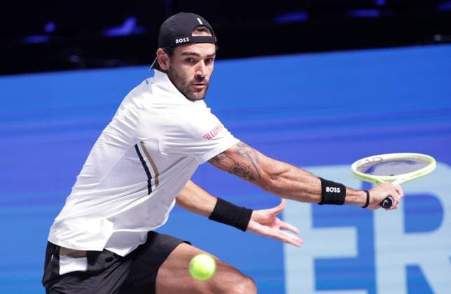 TENNIS - ATP, Tennis Herren Erste Bank Open VIENNA,AUSTRIA,24.OCT.25 - TENNIS - ATP World Tour, Erste Bank Open. Image shows Matteo Berrettini (ITA).  GEPAxpictures xWalterxLuger