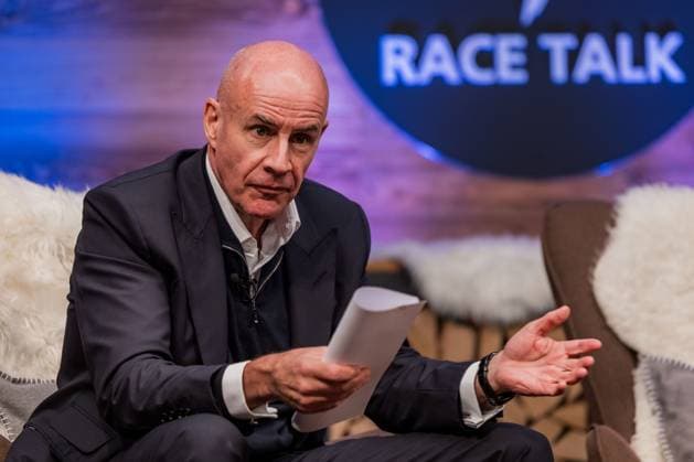 ALPINE SKIING - FIS WC Soelden SOELDEN,AUSTRIA,24.OCT.25 - ALPINE SKIING - FIS World Cup season opening, Rettenbachferner, preview, side event, FIS Race Talk. Image shows president Johan Eliasch (FIS).  GEPAxpictures xMatthiasxTrinkl