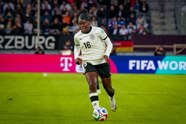Football UEFA Womens Nations League 2024 25, semi-final Germany vs France Merkur Spiel Arena Düsseldorf Nicole Anyomi Germany, 16 Copyright: xJOERANxSTEINSIEKx