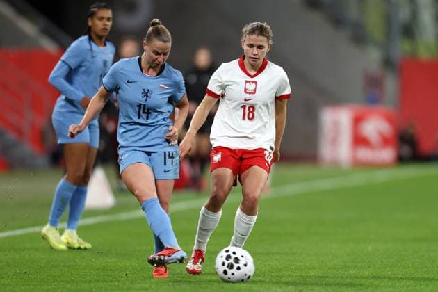 2025.10.24 Gdansk Pilka nozna kobiet Mecz towarzyski Polska - Holandia N z Jackie Noelle Groenen Nadia Krezyman Foto Piotr Matusewicz PressFocus 2025.10.24 Gdansk Football womens Poland - Holland Jackie Noelle Groenen Nadia Krezyman Credit: Piotr Matusewicz PressFocus NEWSPIX.PL --- newspix.pl 