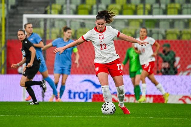 GDANSK, 24.10.2025 Pilka nozna kobiet mecz towarzyski Polska - Holandia Women friendly football match Poland - Netherlands NZ Adriana Achcinska Fot. ANNA LANGOWSKA 058sport.pl NEWSPIX.PL --- newspix.pl 