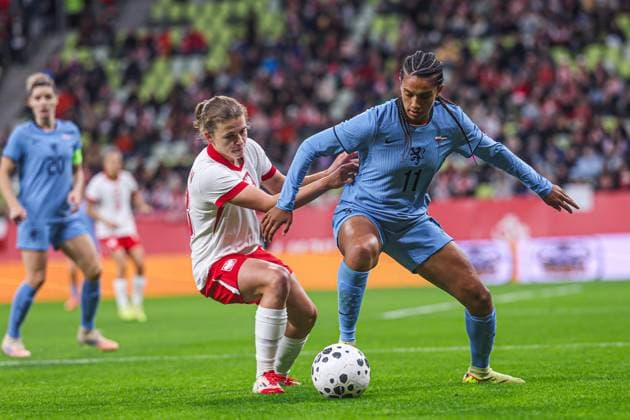 24.10.2025 GDANSK, POLSAT PLUS ARENA PILKA NOZNA KOBIET ( WOMEN S FOOTBALL) MECZ TOWARZYSKI REPREZENTACJI NARODOWYCH ( International Friendly, Länderspiel, Nationalmannschaft GAME ) MECZ POLSKA - HOLANIA ( GAME POLAND - NETHERLANDS ) NZ NADIA KREZYMAN FOTO LUKASZ GROCHALA CYFRASPORT NEWSPIX.PL --- newspix.pl 
