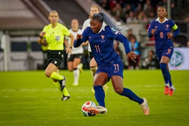 Football UEFA Womens Nations League 2024 25, semi-final Germany vs France Merkur Spiel Arena Düsseldorf Kadidiatou Diani France, 11 Copyright: xJOERANxSTEINSIEKx