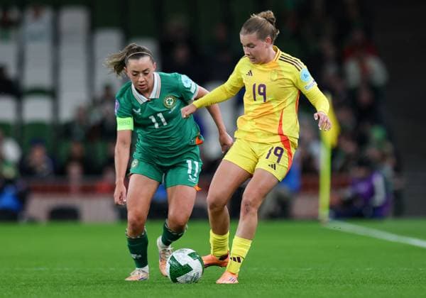 Football, Women, Nations League, Playoffs, Ireland - Belgium