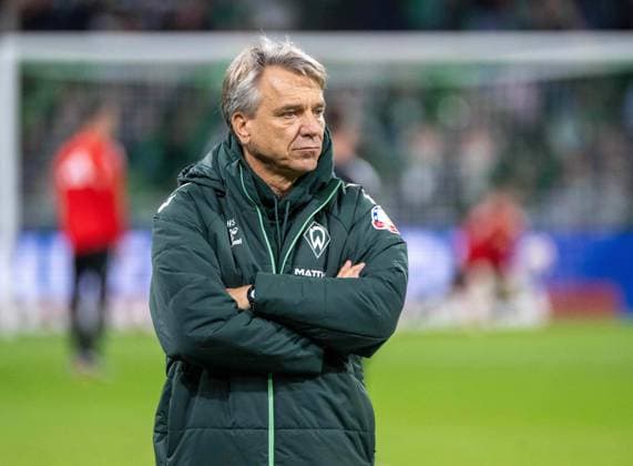 Soccer, Men, Season 2025 2026, 1 Bundesliga 8 Matchday , SV Werder Bremen 1 FC Union Berlin, Coach Horst Steffen Werder Bremen , 24 10 2025, Copyright: xMatthiasxKochx
