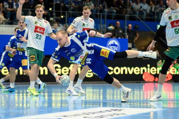 Peter, Walz Kreislaeufer, ThSV Eisenach, 14 GER, Thuringia, ThSV Eisenach v GWD Minden, 1 Daikin Handballbundesliga, Handball, Matchday 10, Season 2025 2026, 24 10 2025 GER, Thuringia, ThSV Eisenach v GWD Minden, 1 Daikin Handballbundesliga, Handball, Matchday 10, Season 2025 2026, 24 10 2025 Eisenach Copyright: xEibner-Pressefoto MartinxHerbstx EP_MHT