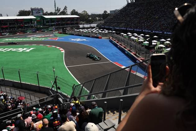 F1 Grand Prix Of Mexico City 2025 Practice 1 A view during the first practice ahead of the Formula 1 Grand Prix of Mexico City at Autodromo Hermanos Rodriguez in Mexico City, Mexico on October 24, 2025. Mexico City Mexico  Copyright: xJakubxPorzyckix originalFilename:porzycki-f1grandp251024_npuDG.jpg