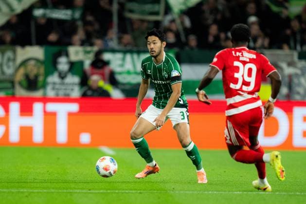 SV Werder Bremen vs Union Berlin Bundesliga Matchday 8 Yukinari Sugawara of SV Werder Bremen in action during the Bundesliga match against Borussia Union Berlin Copyright: xTaiseixIwamotox