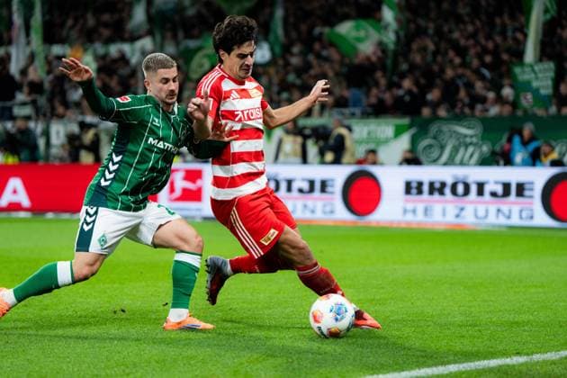 SV Werder Bremen vs Union Berlin Bundesliga Matchday 8 Romano Schmid of SV Werder Bremen in action during the Bundesliga match against Borussia Union Berlin Copyright: xTaiseixIwamotox