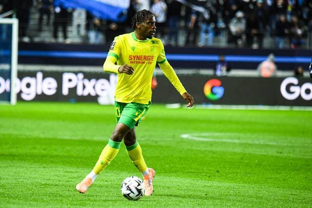 FOOTBALL : Paris FC vs FC Nantes - Ligue 1 - JournÃ e 9 - 24 10 2025 Junior Mwanga (FC NANTES) ParisFrance  Copyright: xBaptistexAutissierx