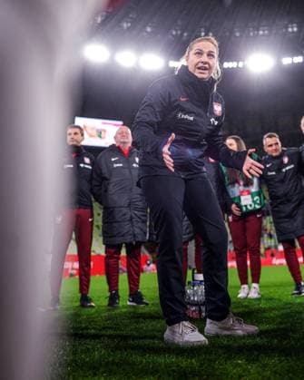 24.10.2025 GDANSK, POLSAT PLUS ARENA PILKA NOZNA KOBIET ( WOMEN S FOOTBALL) MECZ TOWARZYSKI REPREZENTACJI NARODOWYCH ( International Friendly, Länderspiel, Nationalmannschaft GAME ) MECZ POLSKA - HOLANIA ( GAME POLAND - NETHERLANDS ) NZ NINA PATALON TRENERKA HEAD COACH SELEKCJONERKA REPREZNTACJI KOBIET FOTO LUKASZ GROCHALA CYFRASPORT NEWSPIX.PL --- newspix.pl 
