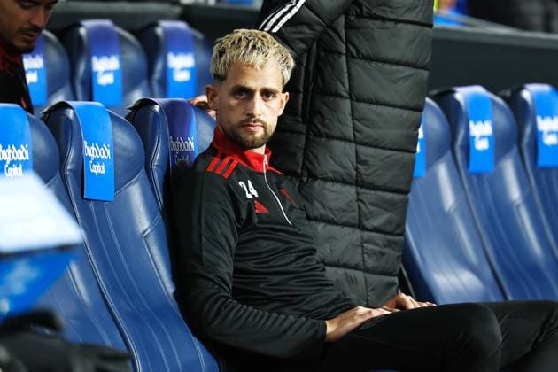 Adnan Januzaj (Sevilla), OCTOBER 24, 2025 - Football Soccer : Spanish LaLiga EA Sports match between Real Sociedad - Sevilla FC at the Estadio de Anoeta in San Sebastian, Spain. Noxthirdxpartyxsales  aflo_308080792