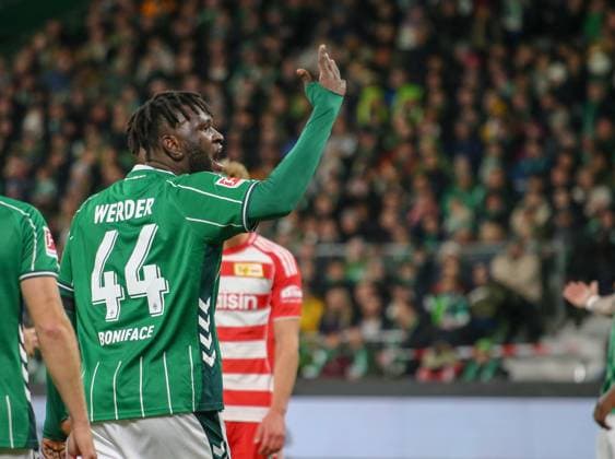 Germany Soccer Bundesliga 2025 26, 8 Matchday SV Werder Bremen vs 1 FC Union Berlin Weserstadion Stadion Bremen Victor Boniface SV Werder Bremen, 44 Bremen Copyright: xAymanxAlahmedx