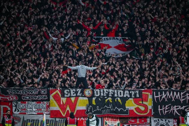 1 Bundesliga SV Werder Bremen Union Berlin on 24 10 2025 at Weserstadion in Bremen Fans of FC Union Berlin MT
