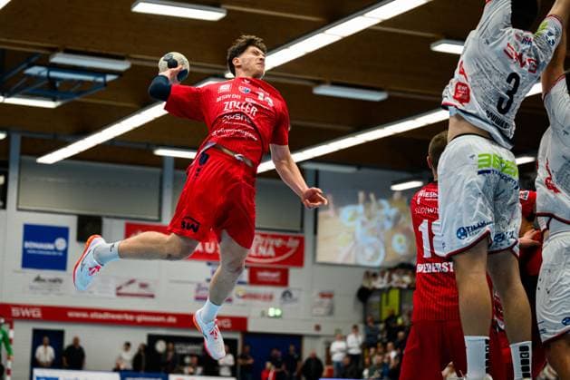 Huettenberg HBL 25 26 TV Huettenberg SG BBM Bietigheim Fynn Nicolaus Bietigheim Huettenberg Sports Center Germany