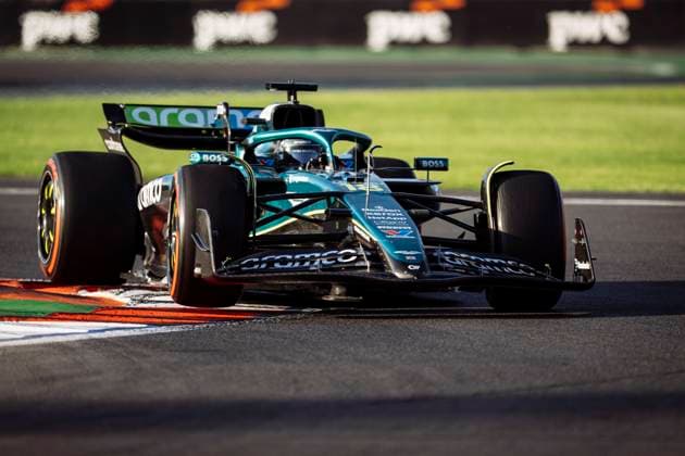 Lance Stroll driving Aston Martin AMR25 during second practice ahead of the F1 Grand Prix of Mexico at Autodromo Hermanos Rodriguez on October 24, 2025 in Mexico City, Mexico. (Richard Callis SPP)  Copyright: xRichardxCallis SPPx spp-en-RiCa-richiecallis_241025a28550