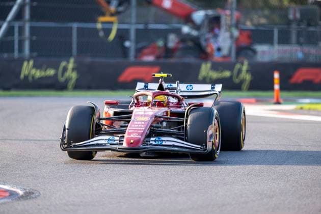 Lewis Hamilton driving Ferrari SF-25 during second practice ahead of the F1 Grand Prix of Mexico at Autodromo Hermanos Rodriguez on October 24, 2025 in Mexico City, Mexico. (Richard Callis SPP)  Copyright: xRichardxCallis SPPx spp-en-RiCa-richiecallis_241025a28542