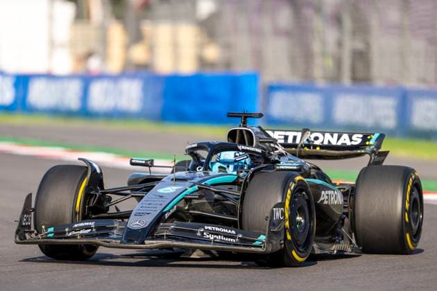 George Russell driving Mercedes-AMG F1 W16 E Performance during second practice ahead of the F1 Grand Prix of Mexico at Autodromo Hermanos Rodriguez on October 24, 2025 in Mexico City, Mexico. (Richard Callis SPP) Copyright: xRichardxCallis SPPx spp-en-RiCa-richiecallis_241025a28606