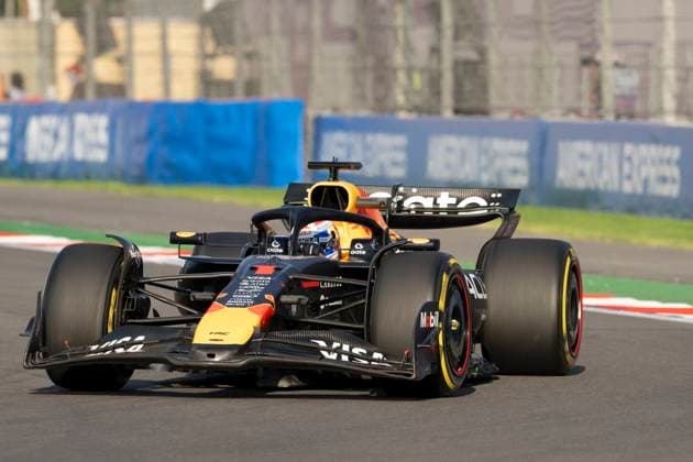 Max Verstappen driving Red Bull Racing RB21 during second practice ahead of the F1 Grand Prix of Mexico at Autodromo Hermanos Rodriguez on October 24, 2025 in Mexico City, Mexico. (Richard Callis SPP) Copyright: xRichardxCallis SPPx spp-en-RiCa-richiecallis_241025a28597
