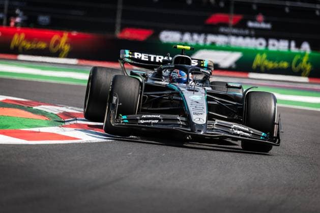 Autodromo Hermanos Rodriguez, Mexico City, Mexico. 24.October.2025; Andrea Kimi Antonelli of Italy and Mercedes-AMG PETRONAS F1 Team during Free Practice 1 Formula One Mexican Grand Prix  aflo_308097746