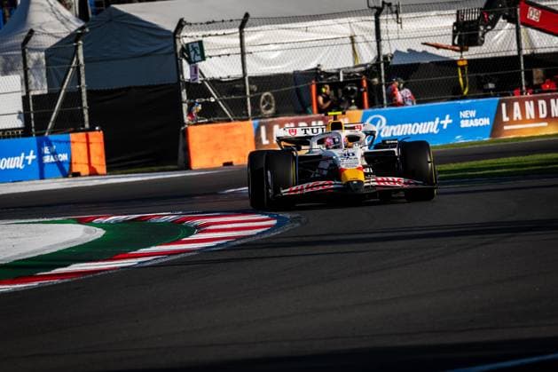 Autodromo Hermanos Rodriguez, Mexico City, Mexico. 24.October.2025; Liam Lawson of New Zealand and Visa Cash App RB Formula One Team during Formula One Mexican Grand Prix  aflo_308097950