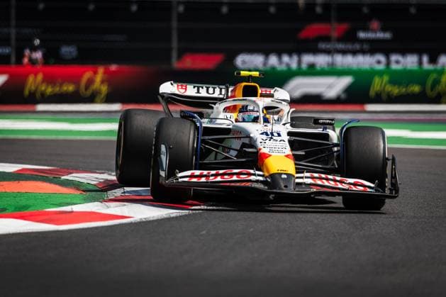 Autodromo Hermanos Rodriguez, Mexico City, Mexico. 24.October.2025; Ayumu Iwasa of Japan and Visa Cash App RB Formula One Team reserve driver during Free Practice 1 Formula One Mexican Grand Prix  aflo_308097957