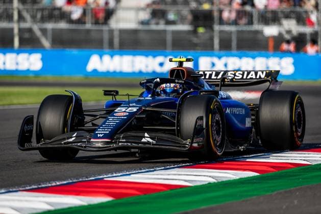 Autodromo Hermanos Rodriguez, Mexico City, Mexico. 24.October.2025; Carlos Sainz Jr of Spain and Atlassian Williams Racing during Free Practice 2 Formula One Mexican Grand Prix  aflo_308097986