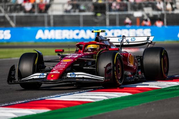 Autodromo Hermanos Rodriguez, Mexico City, Mexico. 24.October.2025; Lewis Hamilton of Great Britain and Scuderia Ferrari during Free Practice 2 Formula One Mexican Grand Prix  aflo_308098024
