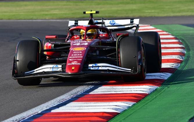 October 24, 2025, Mexico City, Mexico City, Mexico: The driver LEWIS HAMILTON of the Ferrari team, during the practice day for the Mexican Grand Prix, at the Autodromo Hermanos Rodriguez. Mexico City Mexico - ZUMAn296 20251024_zip_n296_030 Copyright: xJorgexNunezx