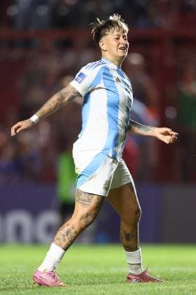 Argentina s forward Yamila Rodriguez looks on during the CONMEBOL Women s Nations League football match, qualifier for the 2027 World Cup in Brazil, between Argentina and Paraguay, at the Diego Armando Maradona stadium in Buenos Aires, Argentina on October 24, 2025 BUENOS AIRES ARGENTINA Copyright: xALEJANDROxPAGNIx