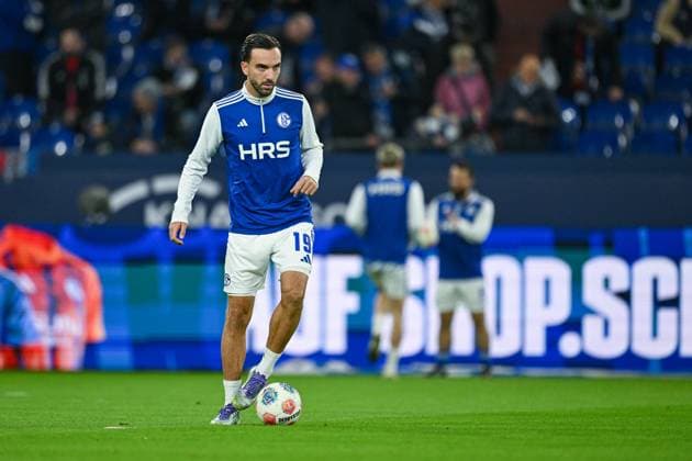 24 10 2025, Football, 2 Bundesliga, Season 2025 2026, Matchday 10, FC Schalke 04 SV Darmstadt, Kenan Karaman FC Schalke 04 xRHR PHOTO YYx Copyright: KROEGER RHR-FOTOx RHR-FOTO YY