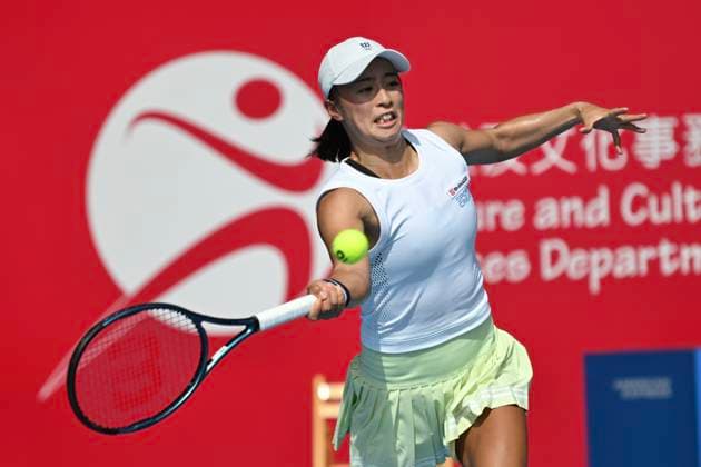 Ikumi Yamazaki In WTA250 Ikumi Yamazaki, Japan woman s tennis player during the WTA250 qualifying on October 25, 2025 In Hong Kong. (Photo by Kobe Li Nexpher Images) Hong Kong