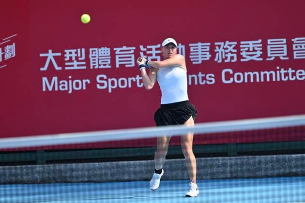 Viktoria Morvayova In WTA250 Viktoria Morvayova, Slovakia woman s tennis player during the WTA250 qualifying on October 25, 2025 In Hong Kong. (Photo by Kobe Li Nexpher Images) Hong Kong