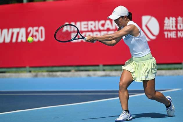 Ikumi Yamazaki In WTA250 Ikumi Yamazaki, Japan woman s tennis player during the WTA250 qualifying on October 25, 2025 In Hong Kong. (Photo by Kobe Li Nexpher Images) Hong Kong