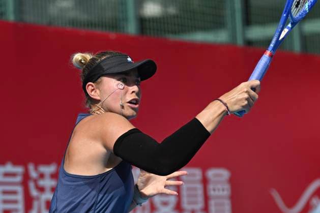 Emily Appleton In WTA250 Emily Appleton, British woman s tennis player during the WTA250 qualifying on October 25, 2025 In Hong Kong. (Photo by Kobe Li Nexpher Images) Hong Kong