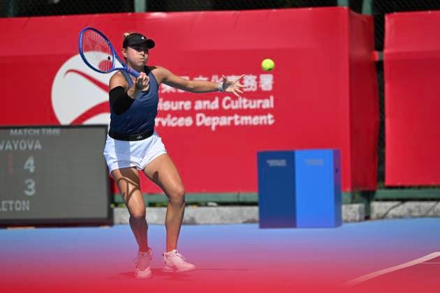 Emily Appleton In WTA250 Emily Appleton, British woman s tennis player during the WTA250 qualifying on October 25, 2025 In Hong Kong. (Photo by Kobe Li Nexpher Images) Hong Kong