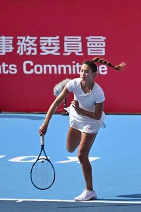 Kallista Liu In WTA250 Kallista Liu, Hong Kong woman s tennis player during the WTA250 qualifying on October 25, 2025 In Hong Kong. (Photo by Kobe Li Nexpher Images) Hong Kong