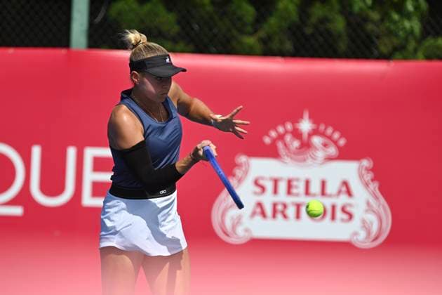 Emily Appleton In WTA250 Emily Appleton, British woman s tennis player during the WTA250 qualifying on October 25, 2025 In Hong Kong. (Photo by Kobe Li Nexpher Images) Hong Kong